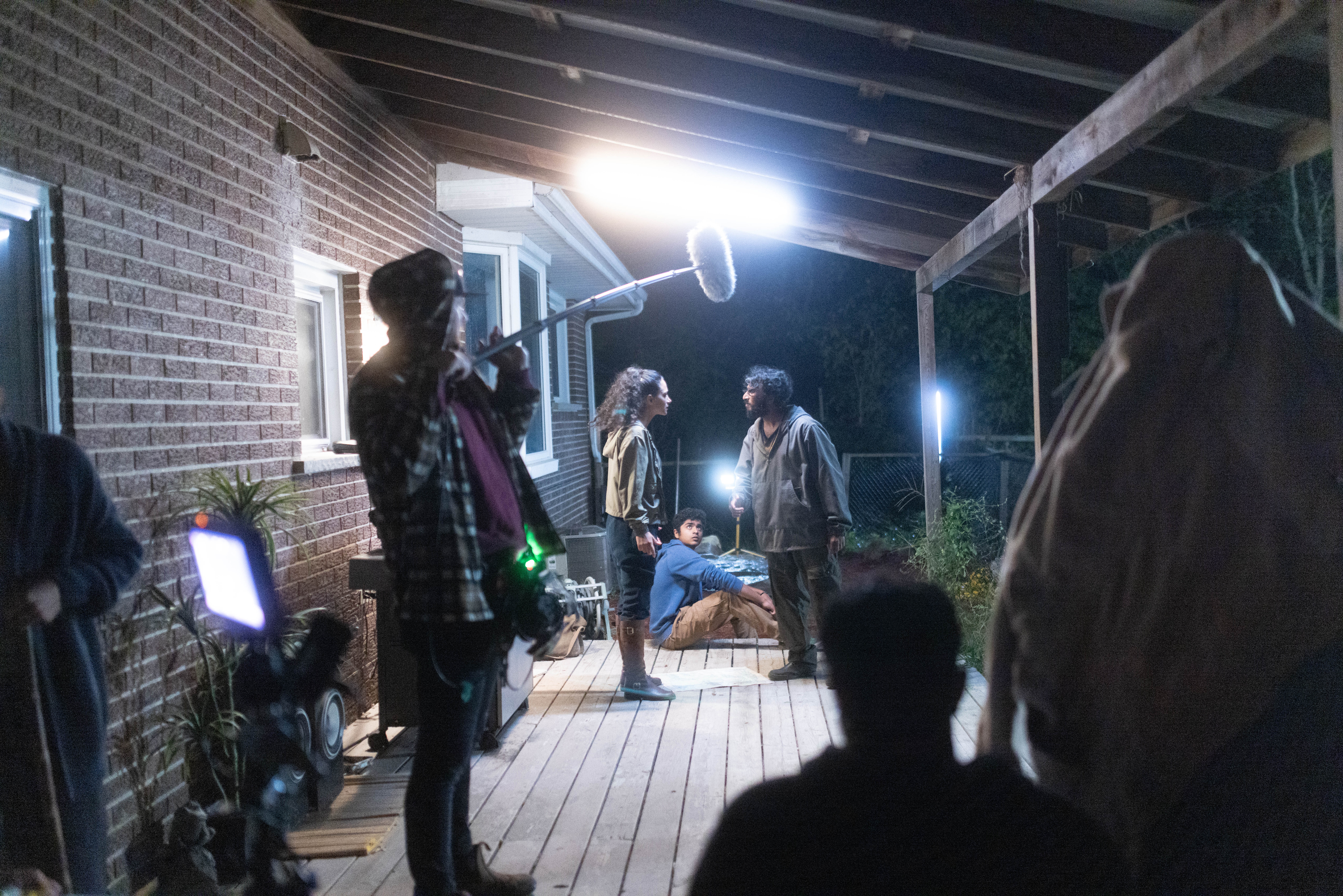 Behind the scenes