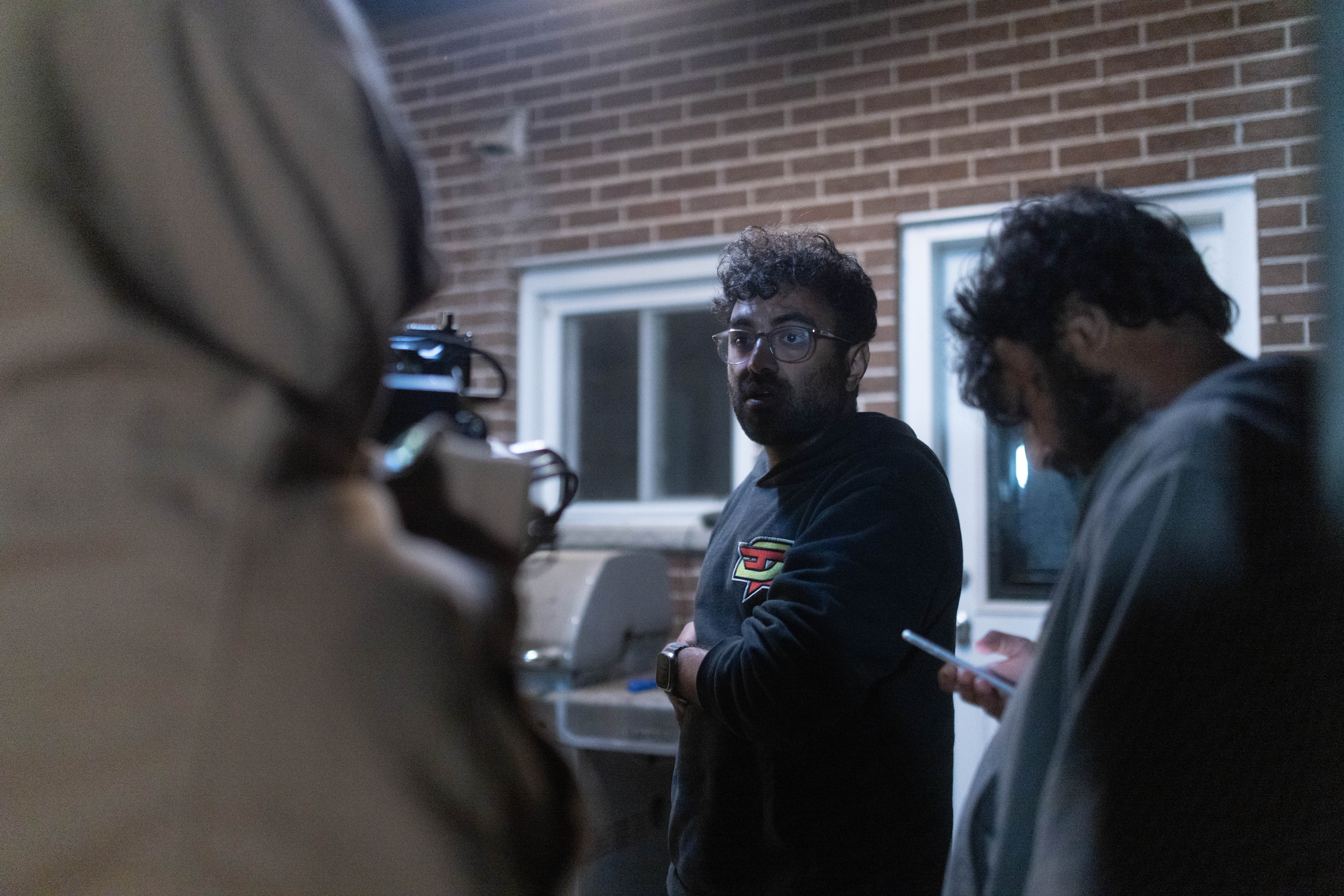 Behind the scenes
